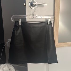 Aritzia Leather Skirt